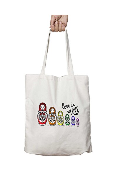 ART HEDİYE Матрьошка Love - Сумка з принтом, що згладжує нерівності, можна прати