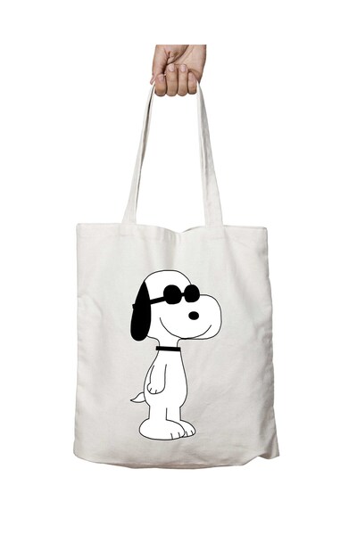 ART HEDİYE SnoopY Swag PNG - Two Sided Printed Washable Bag