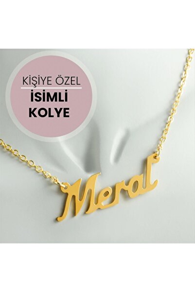 Bijuteri Net Kişiye Özel İsim Yazılı Kolye