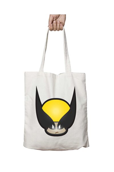 ART HEDİYE سوبر ماريو ماشروم ولفيرين X للرجال - حقيبة قابلة للغسل ذات وجهين