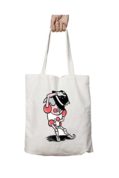 ART HEDİYE بوكيمون مستر مايكل ميمي - حقيبة مطبوعة قابلة للغسل على الجانبين