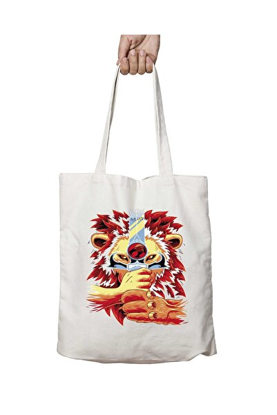 ART HEDİYE Lion Мийка сумка - Двосторонній постійний принт