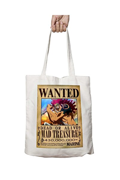 ART HEDİYE Wanted Mad Treasure Anime - حقيبة مطبوعة قابلة للغسل على الجانبين