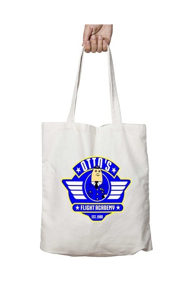 ART HEDİYE Otto Pilot Flight Academy - Миюча сумка, двосторонній постійний принт