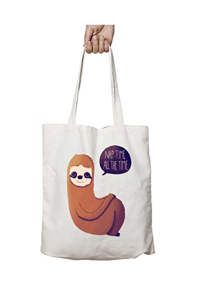 ART HEDİYE Ледача тварина - пральна сумка з двостороннім принтом, сумка через...