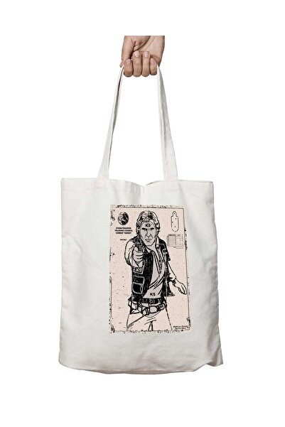 ART HEDİYE حقيبة كتف ستار وورز هان سولو - مطبوعة على الجانبين وقابلة للغسل