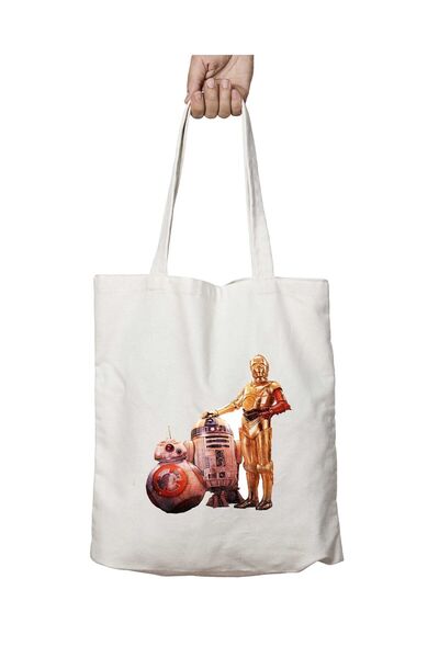 ART HEDİYE Star Wars Робот Миючий Сумка з Принтом - Двосторонній