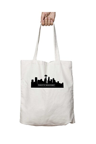 ART HEDİYE Seattle Grey's Anatomy - Geantă lavabilă imprimată pe două fețe