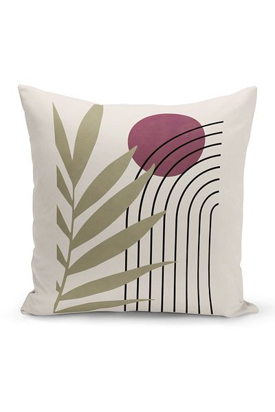 Bertille Home Σειρά Minimalist Digital Printed Κάλυμμα μαξιλαριού διπλής όψης