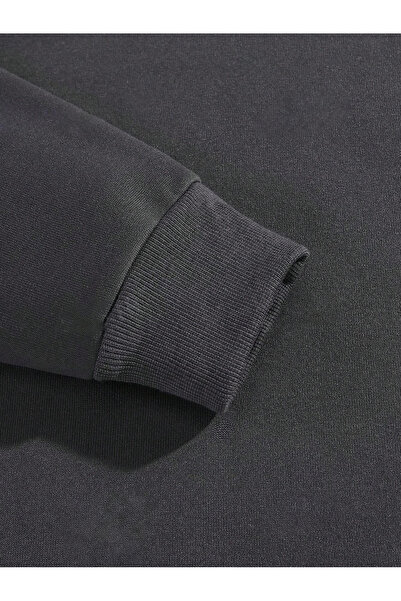 Mad&Calf Unisex φούτερ με στάμπα "Live In The Moment" Oversize Fleece