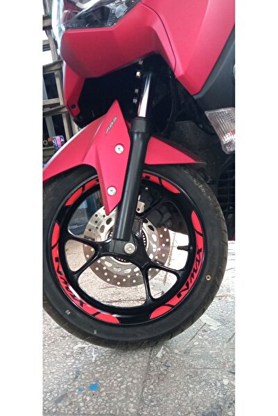 oracall YAMAHA NMAX KIRMIZI JANT ŞERİT STİCKER