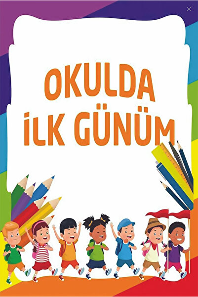 Live DijitaL Okulda İlk Günüm Hatıra Fotoğraf Panosu Branda 100x150