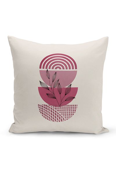 Bertille Home Σειρά Minimalist Digital Printed Κάλυμμα μαξιλαριού διπλής όψης