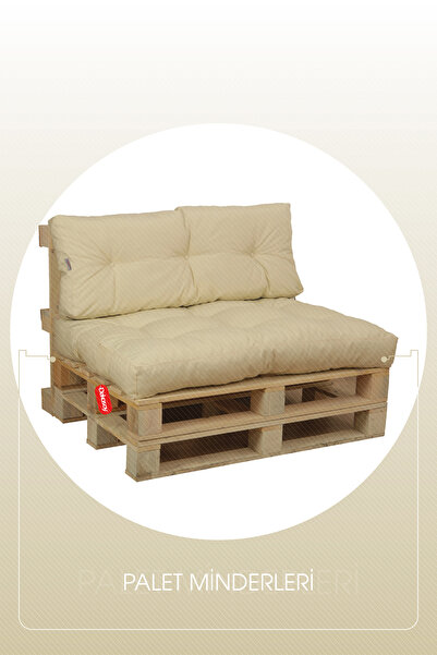 EVOKE Kış Bahçesi Dış Ve Iç Mekan Palet Minderi, Yer Minderi, Bahçe Minderi, ...