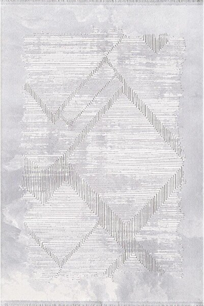 Artemis Halı Murano Gri Krem Desenli Halı 06431b