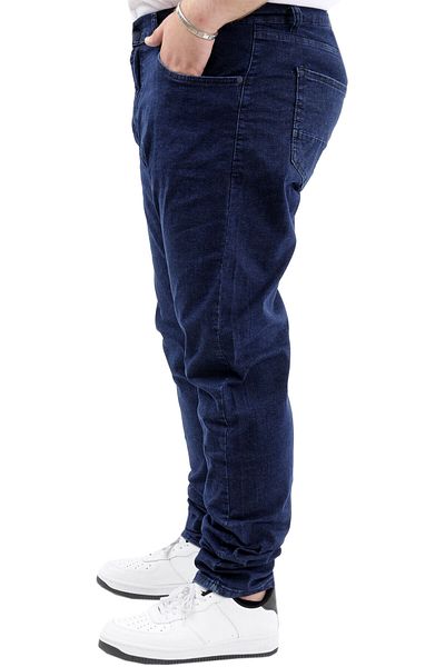 ModeXL Ανδρικό παντελόνι Plus Size Mode XL - Τζιν 21920 Navy Blue