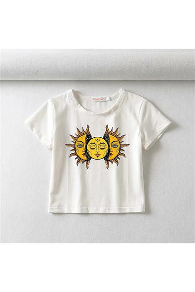 GOSSİP TEAM Gossip Team - White Crop for Sun and Moonlight