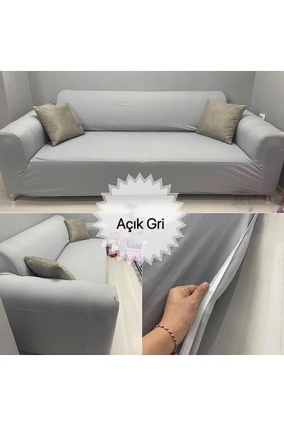 seltenet Lycra Flexible 3 Seater Seat Cover Stretch Elastic Sofa Bed Couch Cover Couch Cover
