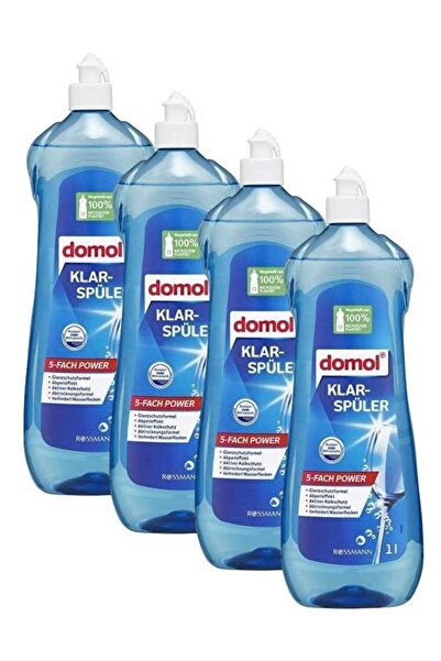 DOMOL Bulaşık Makinesi Parlatıcısı 1000 ml (4 Adet)