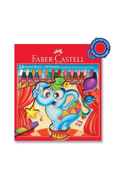 Faber Castell مجموعة من 24 طلاء باستيل