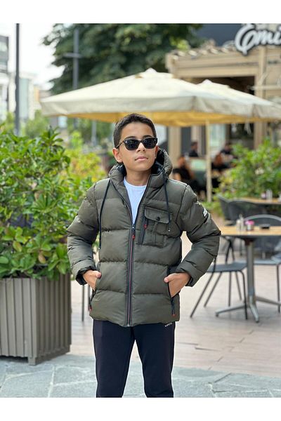DOXGER WateR and WindpRoof Inflatable Jacket foR Boys