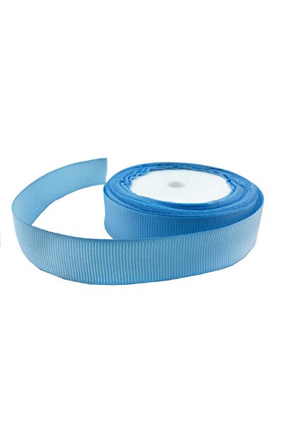 BenimMarifetlerim شريط أزرق من الحرير المضلع بطول 10 أمتار - 2 سم