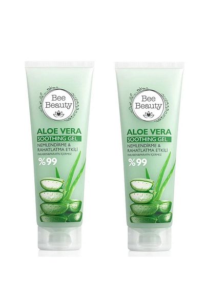 Bee Beauty 200 ml Aloe Vera Gel Cream - 2 Pieces for the Whole Body