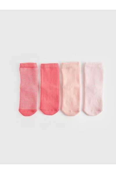 LC Waikiki Lcw Baby Basic - Set of 4 Socks for Baby Girl