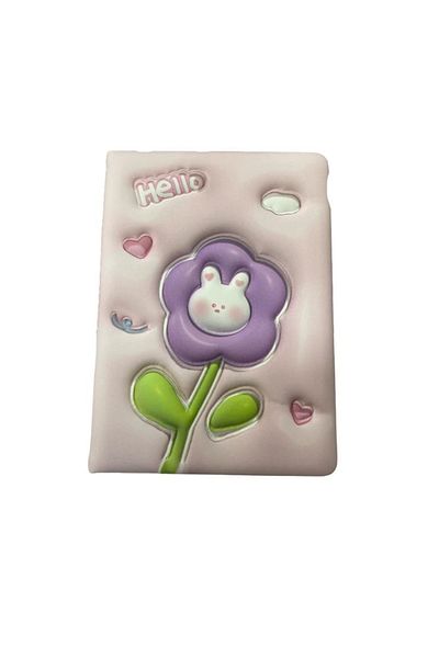 tüftürük Σημειωματάριο Micro Puffy Flowers 13x18 96 Φύλλα