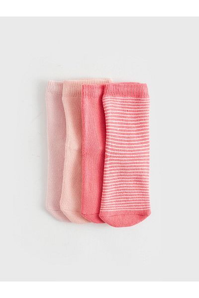 LC Waikiki Lcw Baby Basic - Set of 4 Socks for Baby Girl