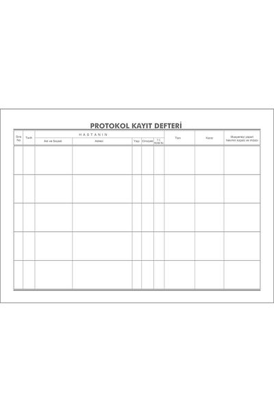 Etika Protocol Patient Registry 200 Sheets 23x32 Cm (400 PAGES)