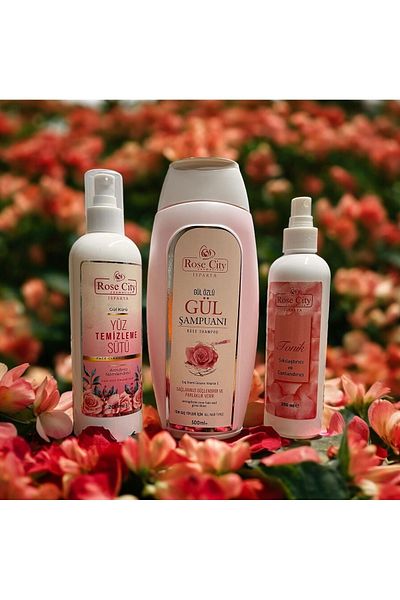 rosecity Natural Rose Shampoo - Facial Cleansing, Firming and Revitalizing Tonic