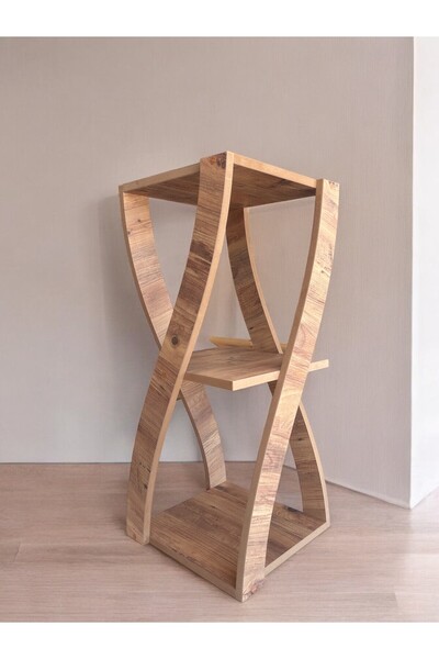 varje Kum Saati Modeli Saksılık Çiçeklik Saksı Standı