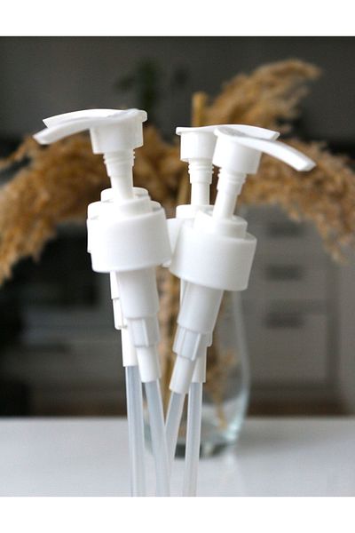 Dem Home Αντλία διανομής σαπουνιού Whitekarga Type4 - Συμβατή με πλαστικά και γυάλινα μπουκάλια (ενημερωμένο προϊόν)