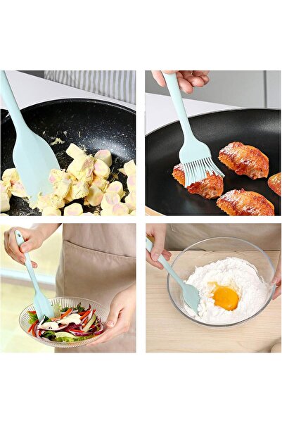 afifehome High Heat Resistant 6-Piece Silicone Spatula Set - Bpa Free Cooking Product