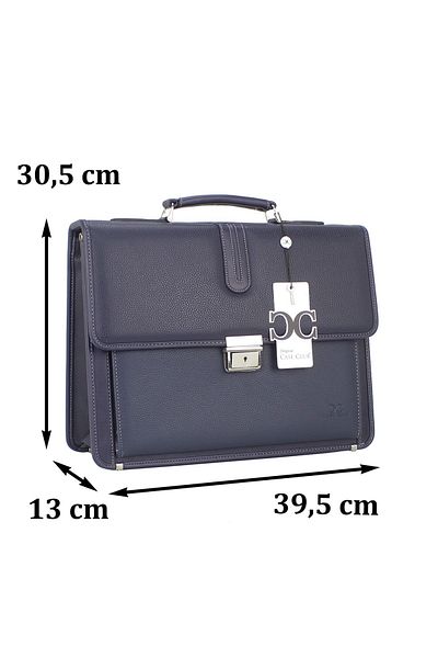 Case Club Briefcase A4 Paper and File Compatible with Lock Mechanism and Shoulder Strap