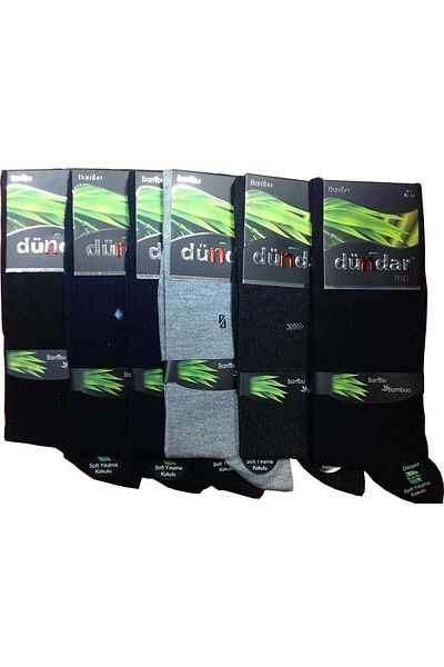 Dündar Plus Male Bamboo 6 Pack Lycra Socket