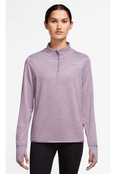 Nike Dri-Fit Swift Element UV 1/4-Zip Running Long-Sleeve Kadın Koşu Üst FB43...