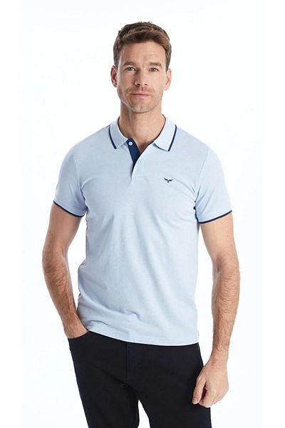 LC Waikiki LCWAIKIKI - Κλασικό ανδρικό μπλουζάκι με λαιμόκοψη πόλο
