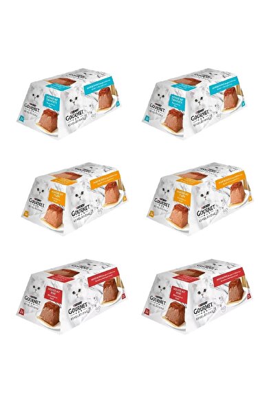 Gourmet Revelations Mousse 3 Çeşit Kedi Konservesi 2 X 57 Gr. 6 Lı Paket