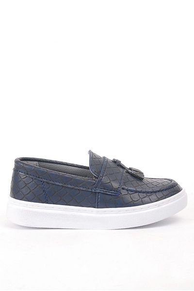 Rıdvan Çelik Boy's Navy Blue Skin Casual Classic Παπούτσια
