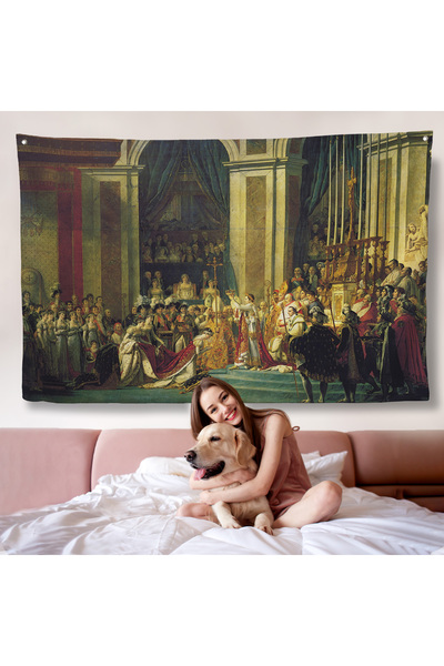 Harita Sepeti Jacques-Louis David - Napolyon'un Taç Giyme Töreni Duvar Örtüsü...