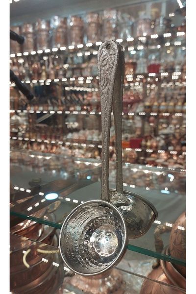 Bakır Center Copper Scoop Copper Spoon Small Elegant Stylish Ayran Scoop
