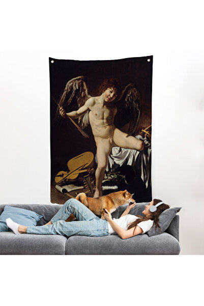 Harita Sepeti Caravaggio - Aşk Meleği/Tanrısı Victor Duvar Örtüsü - Cupid as ...
