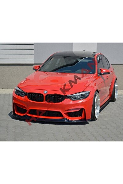 HasAkman Bmw F30 3 Serisi Vorstainer M3 Ön Lip Piona Black Ön Ek 2012 2013 2014 2015 2016 2017 2018 Uyumlu