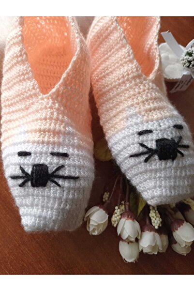 TülaysHandCraft Knitted Cat Booties Kitten