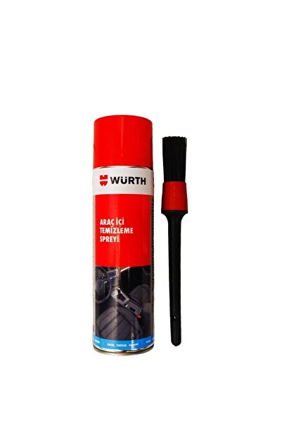 Würth Araç Içi Temizleme Köpüğü 500 ml Ve Detay Temizlik Fırçası
