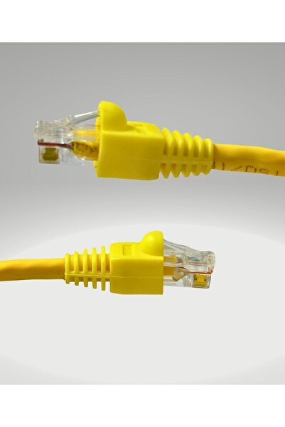 Zerlina 10 Metre Cat6 Sarı Renk Internet Bilgisayar, Modem ,ıp Kamera Rj45 Ethernet Patch Kablo