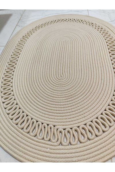 ModaCardin Jute Patterned Gift Hooded Bath and Balcony Mat