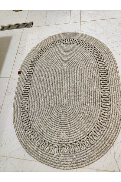 ModaCardin Jute Patterned Gift Hooded Bath and Balcony Mat